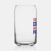 Anti Trump patriottisch niet mijn President Blikvorm Glas (Rechts)