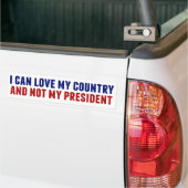 Anti Trump patriottisch niet mijn President Bumpersticker (Op Truck)