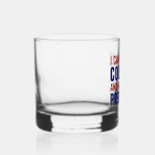 Anti Trump patriottisch niet mijn President Whisky Glas (Rechts)