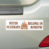 Anti Trump Poetin Rusland Bumpersticker (Op auto)