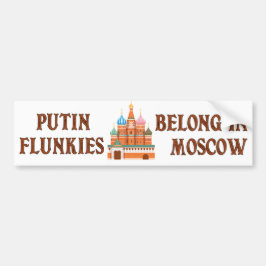 Anti Trump Poetin Rusland Bumpersticker