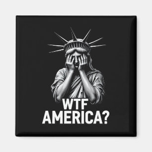 Anti-trump Politiek En Democratie Wtf Amerika _2 Magneet
