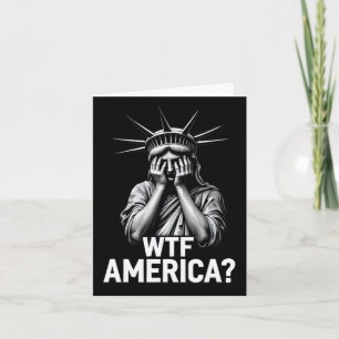Anti-Trump Politieke en Democratie WTF Amerika 1 Kaart