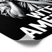 Anti-Trump Politieke en Democratie WTF Amerika 1 Poster (Hoek)