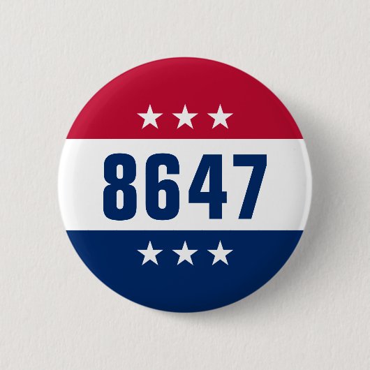 Anti-Trump politieke mening Ronde Button 5,7 Cm (Voorkant)