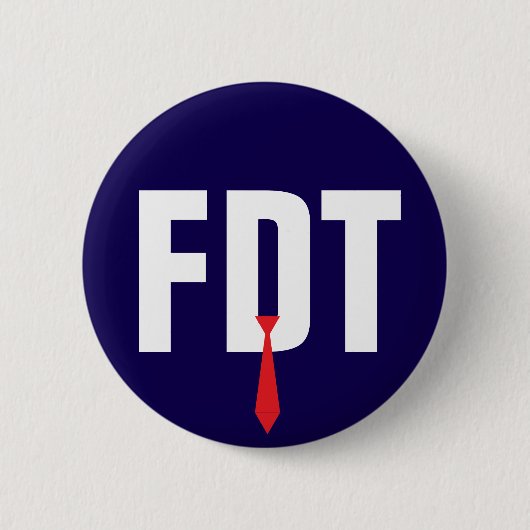 Anti-Trump politieke mening Ronde Button 5,7 Cm (Voorkant)