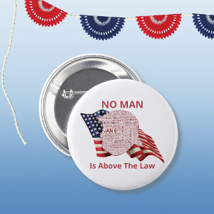 Anti-Trump politieke woordwolk Ronde Button 5,7 Cm