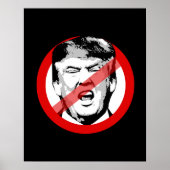 ANTI-TRUMP - - - POSTER (Voorkant)