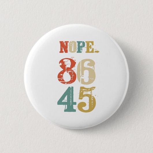 Anti-Trump-President Ronde Button 5,7 Cm (Voorkant)