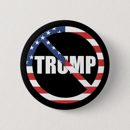 anti-Trump pro-democratie Ronde Button 5,7 Cm (Voorkant)