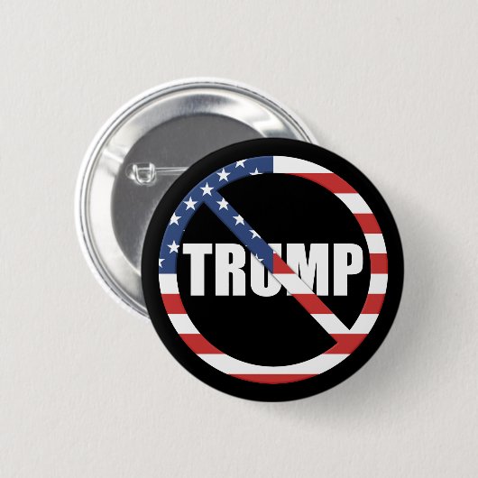 anti-Trump pro-democratie Ronde Button 5,7 Cm (Voorkant /achterkant)