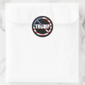 anti-Trump pro-democratie Ronde Sticker (Tas)
