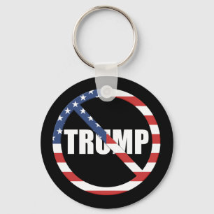 anti-Trump pro-democratie Sleutelhanger