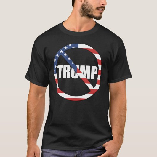 anti-Trump pro-democratie T-shirt (Voorkant)