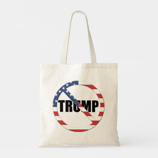 anti-Trump pro-democratie Tote Bag (Achterkant)