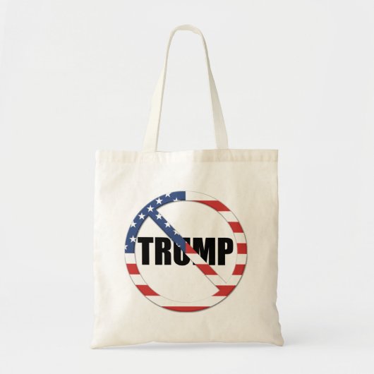 anti-Trump pro-democratie Tote Bag (Voorkant)