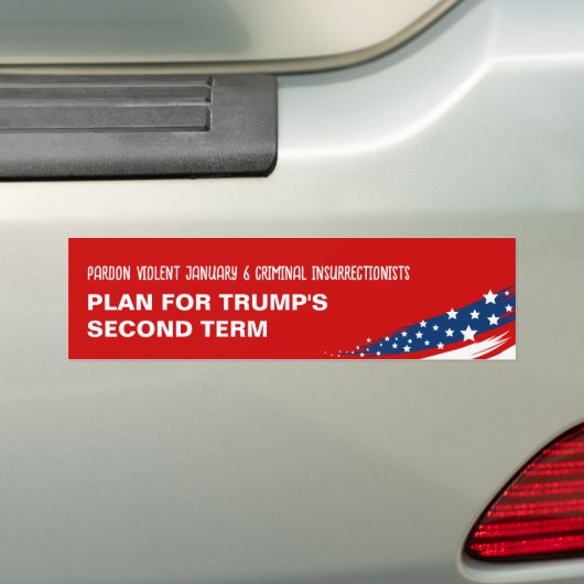 Anti-Trump-project 2025 Bumpersticker (Op auto)