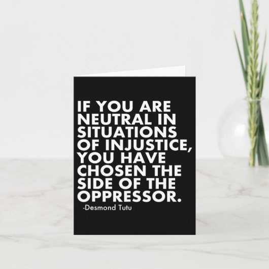 Anti Trump Protest Kaart (Voorkant)