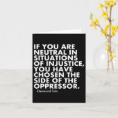 Anti Trump Protest Kaart (Gele Bloem)