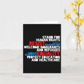 Anti-Trump-protest tegen mensenrechten Kaart (Gele Bloem)