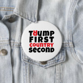 Anti-Trump-protestslogan Ronde Button 4,0 Cm (In situ)
