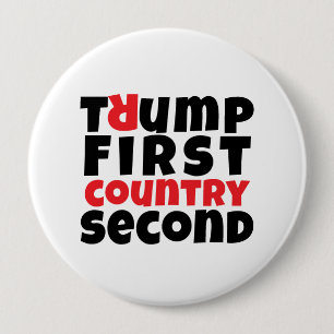 Anti-Trump-protestslogan Ronde Button 4,0 Cm