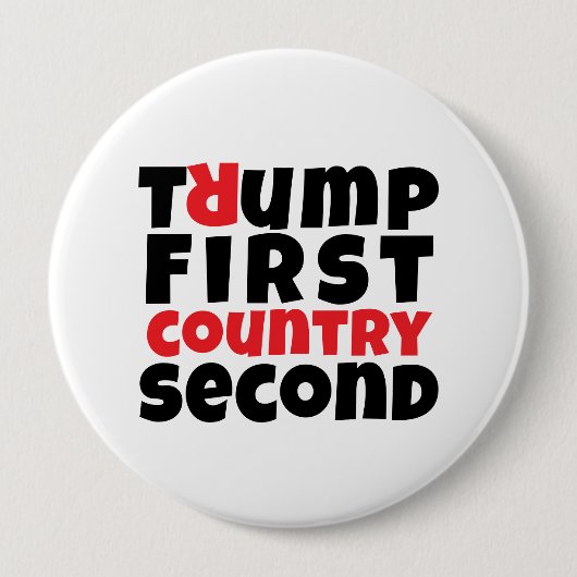 Anti-Trump-protestslogan Ronde Button 4,0 Cm (Voorkant)