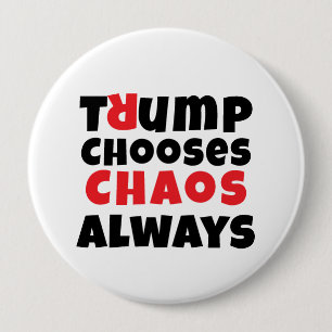 Anti-Trump-protestslogan Ronde Button 4,0 Cm