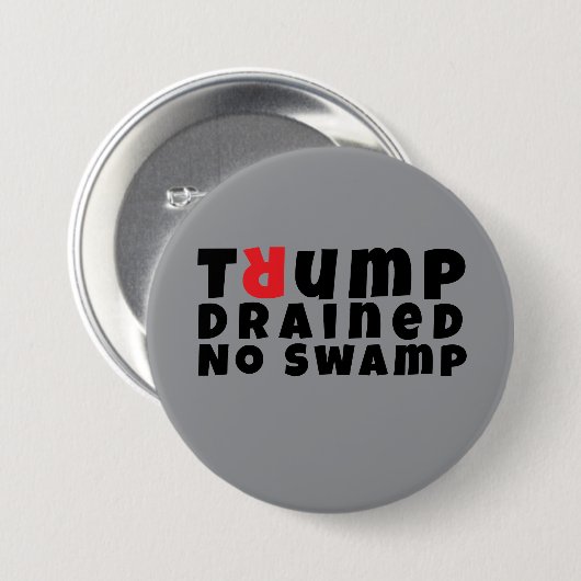 Anti-Trump-protestslogan Ronde Button 7,6 Cm (Voorkant /achterkant)