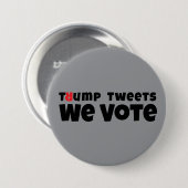 Anti-Trump-protestslogan Ronde Button 7,6 Cm (Voorkant /achterkant)