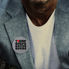 Anti-Trump-protestslogan Ronde Button 7,6 Cm