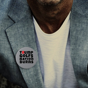 Anti-Trump-protestslogan Ronde Button 7,6 Cm