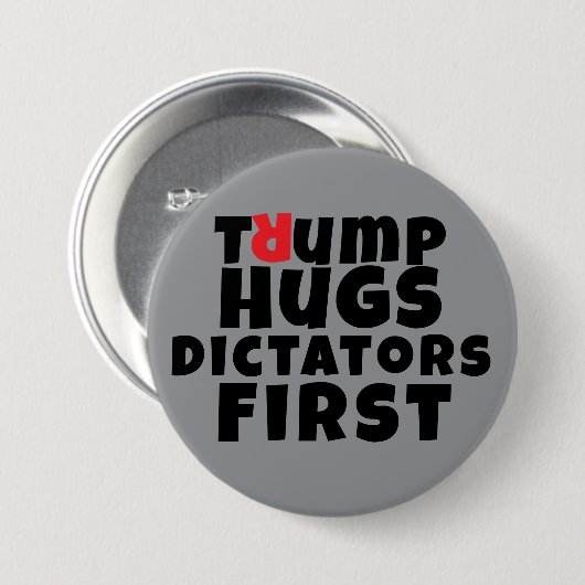 Anti-Trump-protestslogan Ronde Button 7,6 Cm (Voorkant /achterkant)