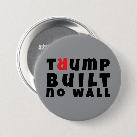 Anti-Trump-protestslogan Ronde Button 7,6 Cm (Voorkant /achterkant)