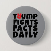Anti-Trump-protestslogan Ronde Button 7,6 Cm (Voorkant)