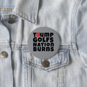 Anti-Trump-protestslogan Ronde Button 7,6 Cm (In situ)