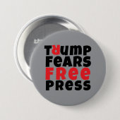 Anti-Trump-protestslogan Ronde Button 7,6 Cm (Voorkant /achterkant)