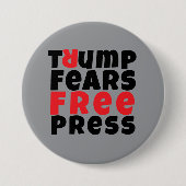Anti-Trump-protestslogan Ronde Button 7,6 Cm (Voorkant)