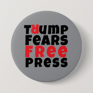 Anti-Trump-protestslogan Ronde Button 7,6 Cm