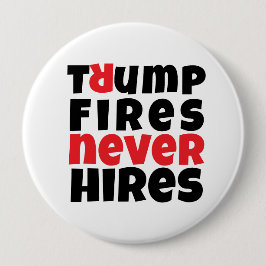 Anti-Trump-protestslogan rood zwart Ronde Button 4,0 Cm