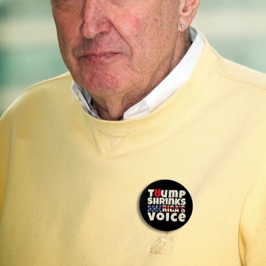 Anti-Trump-protestslogan rood zwart Ronde Button 4,0 Cm