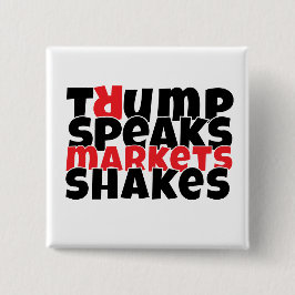 Anti-Trump-protestslogan Vierkante Button 5,1 Cm