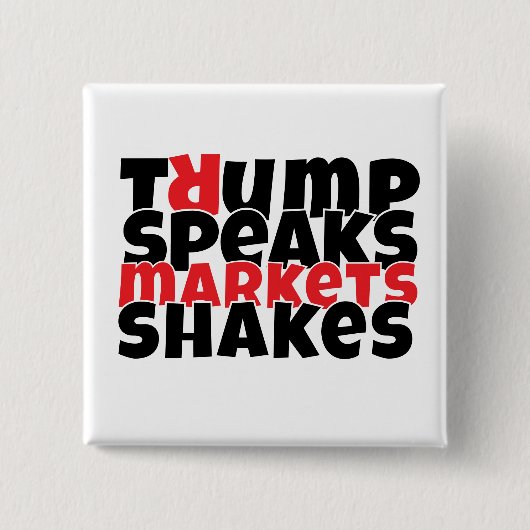 Anti-Trump-protestslogan Vierkante Button 5,1 Cm (Voorkant)