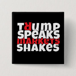 Anti-Trump-protestslogan Vierkante Button 5,1 Cm