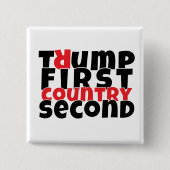 Anti-Trump-protestslogan Vierkante Button 5,1 Cm (Voorkant)