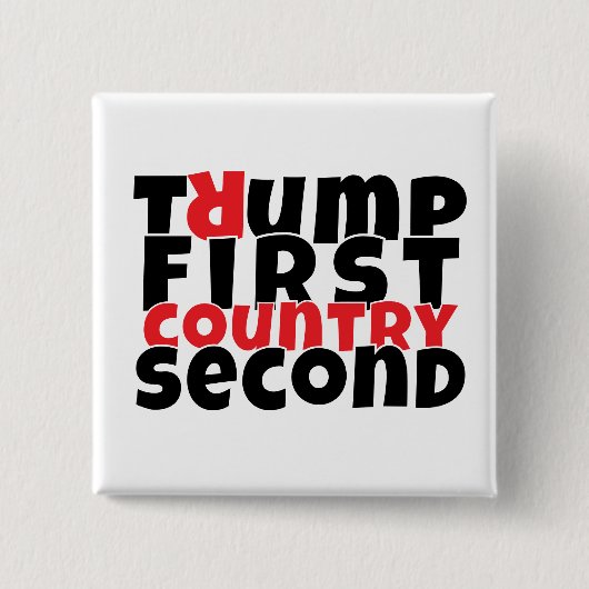 Anti-Trump-protestslogan Vierkante Button 5,1 Cm (Voorkant)