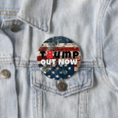 Anti-Trump protestslogan vlag Ronde Button 7,6 Cm (In situ)