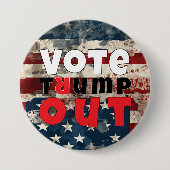 Anti-Trump protestslogan vlag Ronde Button 7,6 Cm (Voorkant)