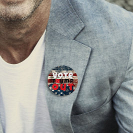 Anti-Trump protestslogan vlag Ronde Button 7,6 Cm