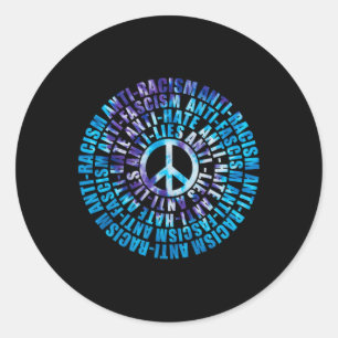Anti Trump Racisme Fascisme leugens Haat Weerstaan Ronde Sticker